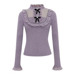 LULUALWAYS【商场同款】25秋季新款流行爆款简约百搭针织打底衫女