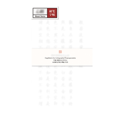 此时此地  静心硬笔手抄本系列钢笔练字专用临摹字帖书法爱好者初学者描红楷书抄写套装