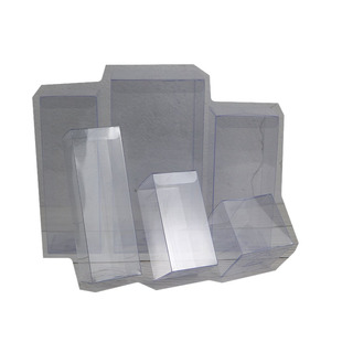 透明长方形渔具包装盒子定制 钓鱼钩配件塑料PVC胶壳飞机孔挂钩盒