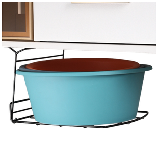 浴室柜下脸盆架卫生间悬挂式脸盆置物架空间利用神器洗脸盆收纳架