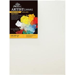 凤凰画材油画框纯棉布亚麻初学者练习专用布板写生颜料内框培训班油画丙烯布框白色涂层成品框可定制画布带框