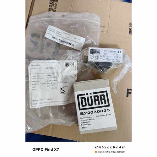 询价-DURR德国杜尔E22030033压力开关压力调节器-可维修