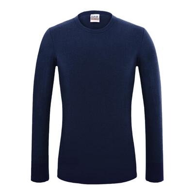 宽松大码薄款宜而爽圆领棉毛衫