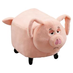 万向轮小凳子太乙真人坐骑飞天猪玩偶凳动物形凳娃娃儿童座椅矮凳