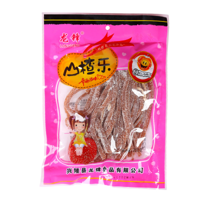 龙锋山楂丝袋装山楂酸甜