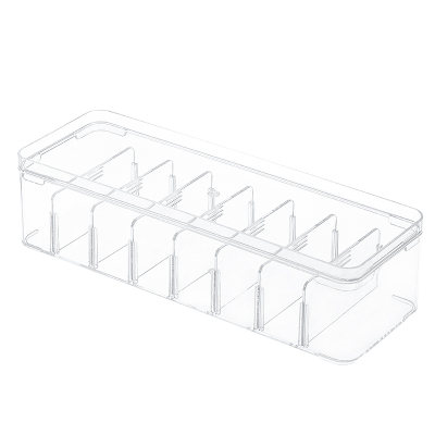 家用数据线分格收纳盒