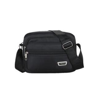 中老年人多层男包斜挎包爸爸老头男式尼龙布斜跨包男士单肩背包小