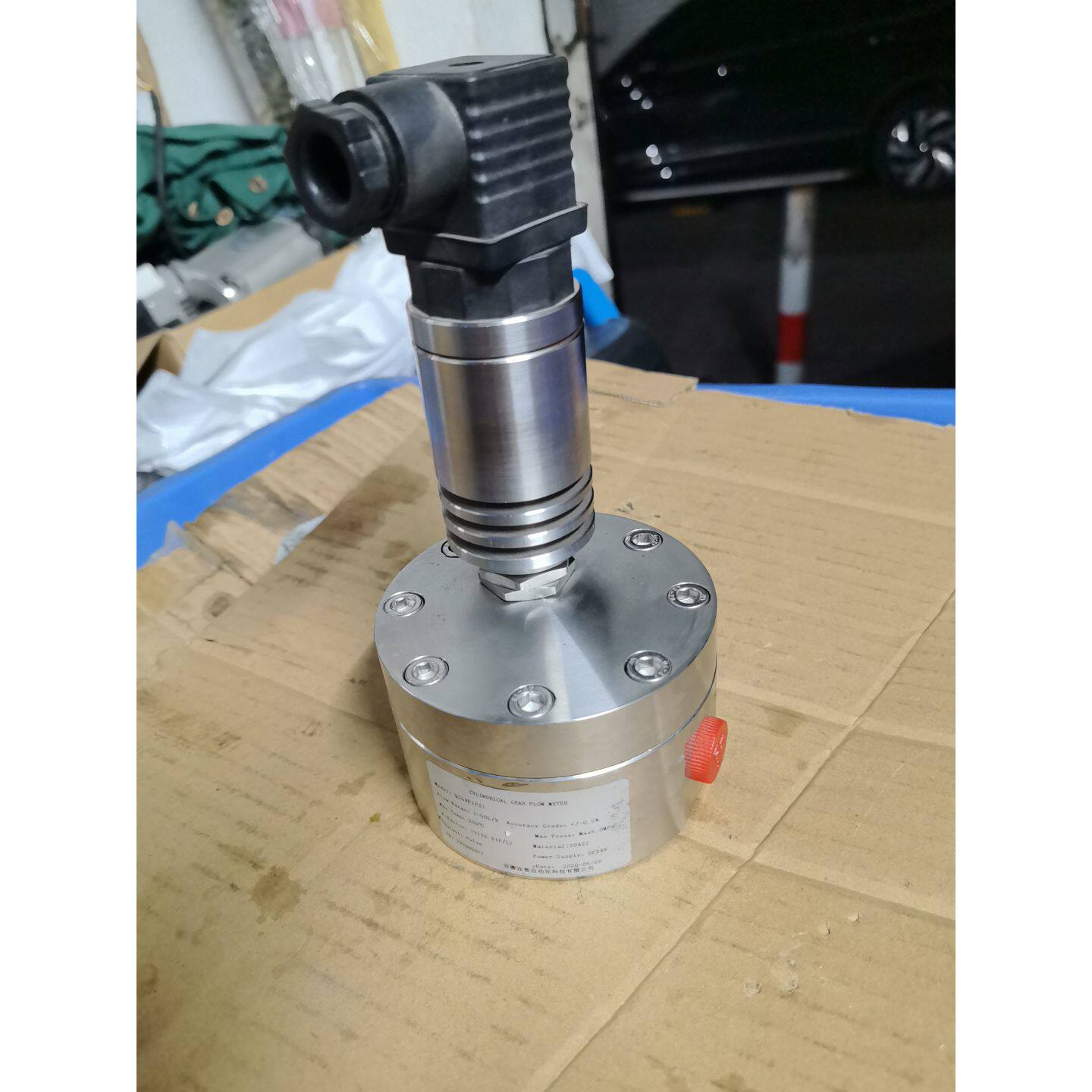 〔议价-可维修〕304不锈钢圆柱齿轮流量计QZG4F1PS1 脉冲输出型