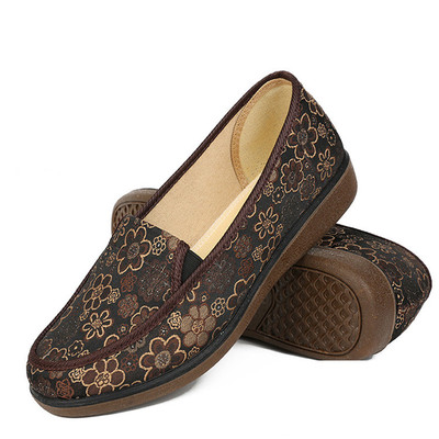 老北京布鞋女单鞋平跟透气妈妈鞋奶奶老太太鞋33码34大码41 42 43