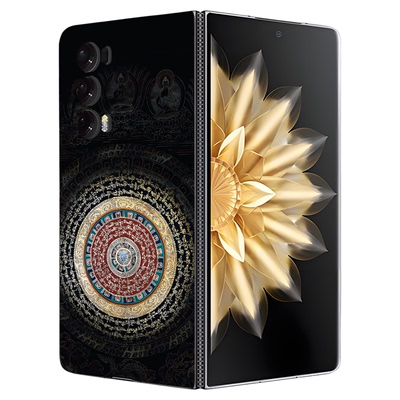 六字真言适用荣耀MagicV2/MagicV3轻薄折叠屏手机壳magicV2至臻版后盖裸机手感亲肤防摔硬壳HonorMagicVS2VS3