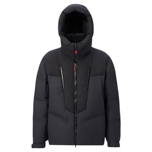 明星同款登峰波司登2025新款冬季羽绒服男女连帽鹅绒户外防风防水