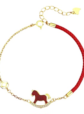 马上有钱国风马年轻奢手链