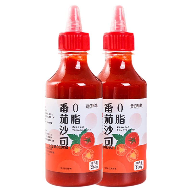 0脂肪昔日印象番茄酱无添加蔗糖
