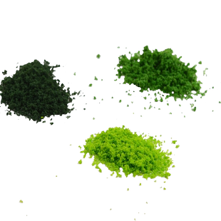 DIY手工微景观沙盘建筑模型材料树木仿真草粉着色海绵大颗粒树粉