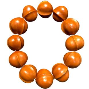 梅林铁核鲨鱼背橄榄核手串男士高端男款文玩原籽素核精雕素串素珠