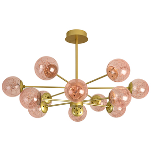 轻奢现代led满天星客厅吊灯北欧卧室餐厅灯2024新款魔豆分子灯具