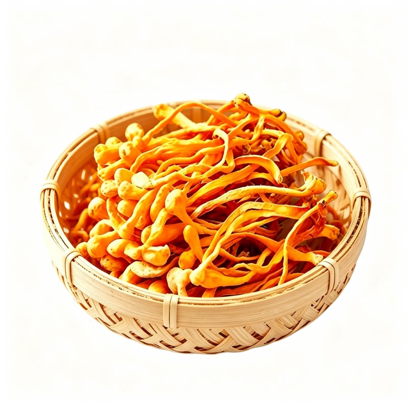 陕西商洛虫草花干货 孢子头金虫草蛹虫草 煲汤菌菇特产食材