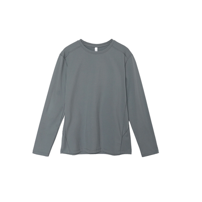 男士抗静电运动休闲圆领长袖T恤