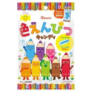 日本甘乐KANRO彩色铅笔糖