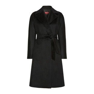 MaxMara 2026秋冬新品女装羊绒系带中长款大衣6016086206