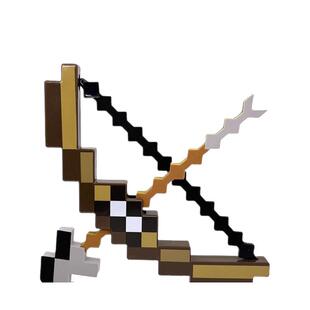 正版MC我的世界周边弓箭钻石剑手办10岁以上男孩2至8儿童礼物玩具