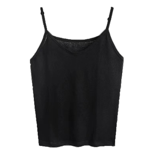 大码吊带女夏季内搭纯棉打底背心遮副乳冰丝宽松外穿棉麻上衣胖mm