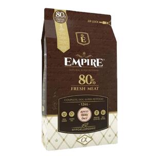 波兰进口超级帝国EMPIRE低温冷压风干无谷鲜肉狗粮低敏低脂全犬粮