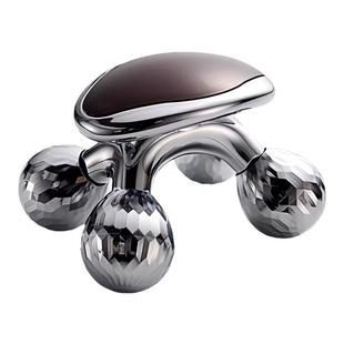 四轮滚轮V脸部腿部按摩仪器美体瘦腰揉捏塑形提拉美容手动瘦脸器