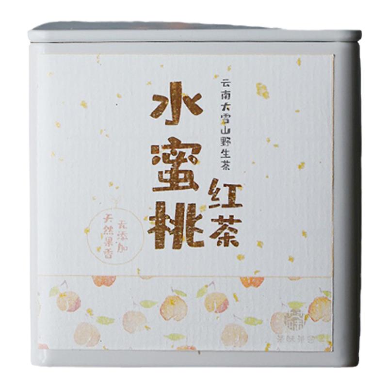 板娘的茶23年头春云南大雪山野生水蜜桃红茶 滇红红茶80g/盒hc047