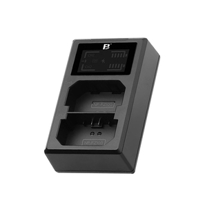 沣标PD快充双槽充电器适用索尼ZVE10二代a7m3 a7m5佳能R7 R62 R52 R10 m50二代尼康z63富士xt5相机电池充电器