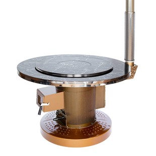 农村冬天取暖炉烧木柴火炉炭柴煤两用新型高端气化炉烤火炉子无烟