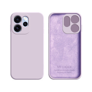 逸圣适用于OPPO Reno15手机壳液态硅胶Reno15Pro新款草紫色保护套Reno15C亲肤磨砂镜头防摔男女纯色外壳