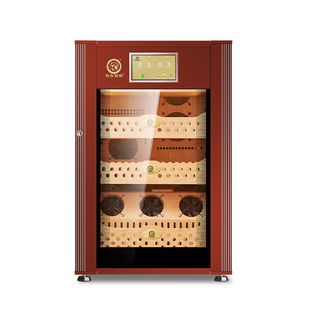 布尔道格新款VC 118雪茄柜恒温恒湿变频雪茄烟柜除氨雪松木保湿柜