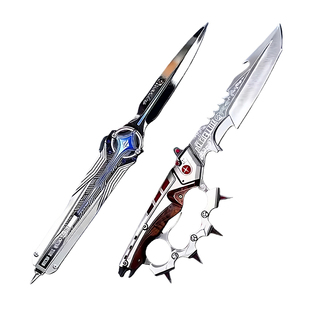 信条三角洲行动周边指虎刀金属合金模型北极星弹刀玩具未开刃手办