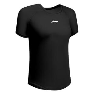 李宁t恤女士速干短袖运动上衣2026夏季新款瑜伽健身跑步羽毛球服