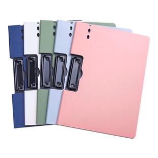 加厚文件夹板夹a4资料夹合同本夹子单双强力夹子会议记录写字垫板档案册整理收纳写字纸垫板竖板夹点名册夹子