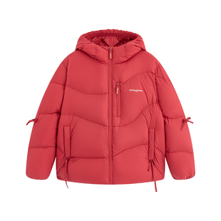 onmygame【小马当先】女童羽绒服本命年红色拜年服冬季2026年新款