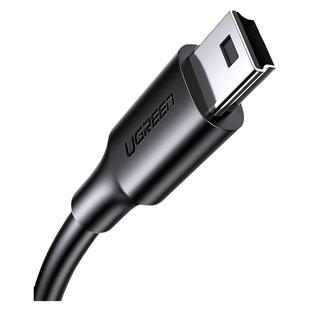 绿联mini usb数据连接线车载行车记录仪移动硬盘梯形口老式旧款转接头通用mp3v3收音机老年机电源充电线t型口