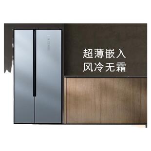 【超薄嵌入】西门子502L双开门家用电冰箱超薄官方无霜大容量NA43