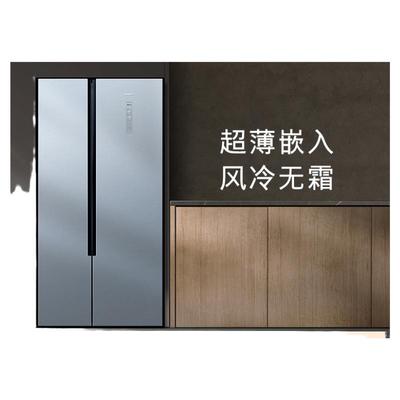 西门子502L对开门超薄风冷电冰箱