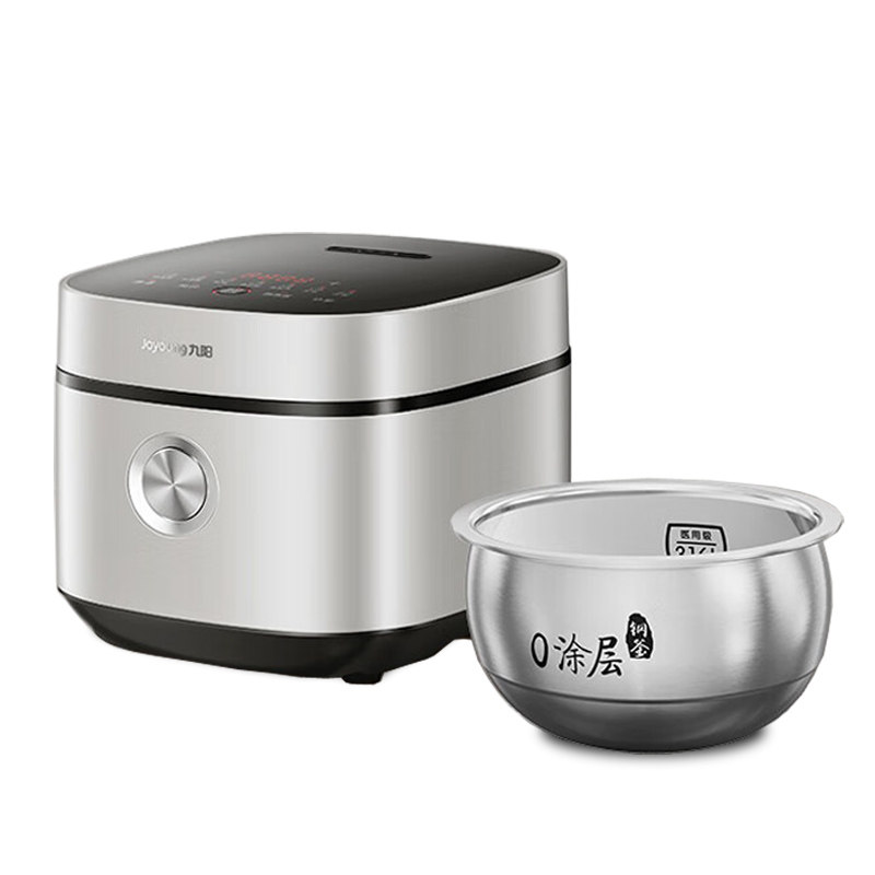 九阳0涂层电饭煲316L不锈钢内胆