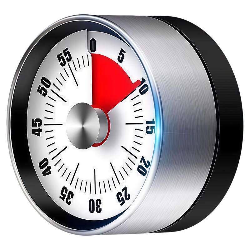 可视化计时器厨房机械定时学习儿童厨房提醒器磁吸式烹饪秒表闹钟