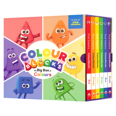 Numberblocks Alphablocks Colourblocks BBC热门积木系列动画角色 数字字母颜色 英语早教启蒙学习趣味活动 英文原版进口儿童图书