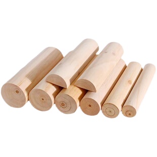 圆木棍粗木棍建筑装饰木材超粗大号圆柱健身棒圆形木棍实木松木棍