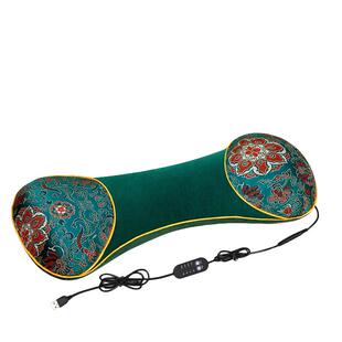 电加热艾草颈椎枕热敷艾草枕头加热颈椎专用枕秋冬艾灸枕头护颈枕