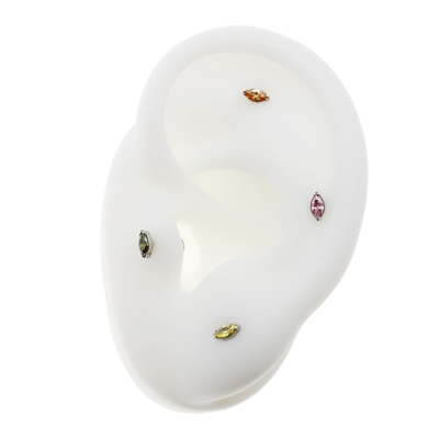 mini款单色宝石钛合金内螺纹