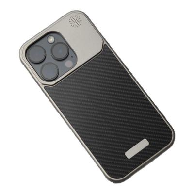 Urban Case 碳纤维香薰铝合金伸缩无边框适用于iPhone16promax磁吸手机壳防摔商务风苹果15promax保护套个性