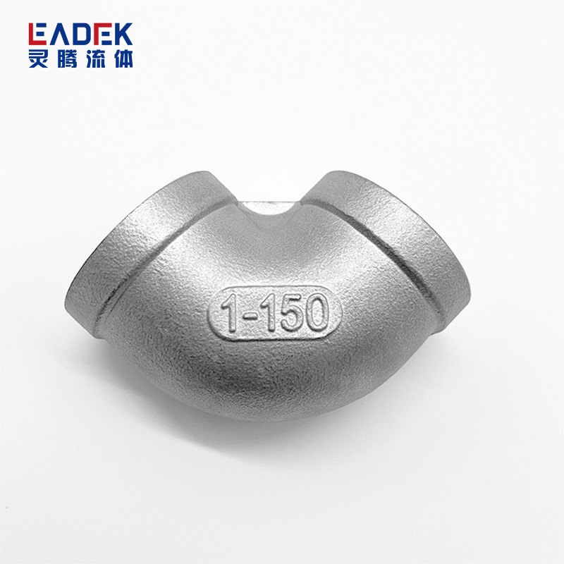 304/316不锈钢内丝弯头 90度45度丝扣直角弯头内牙弯头水管接头