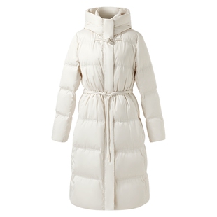 首降5折|歌莉娅95%白鹅绒新中式长款羽绒服女冬季保暖外套