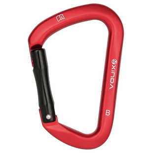 欣达户外登山攀岩主锁装备大号D型直门快挂安全扣挂钩安全锁扣